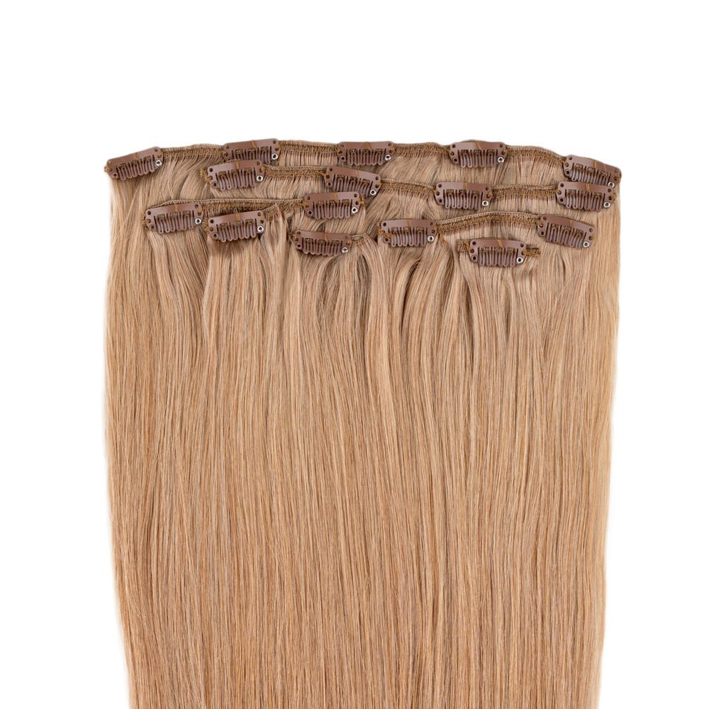 Clip On Extensions i Karamel - 100% Remy Hår