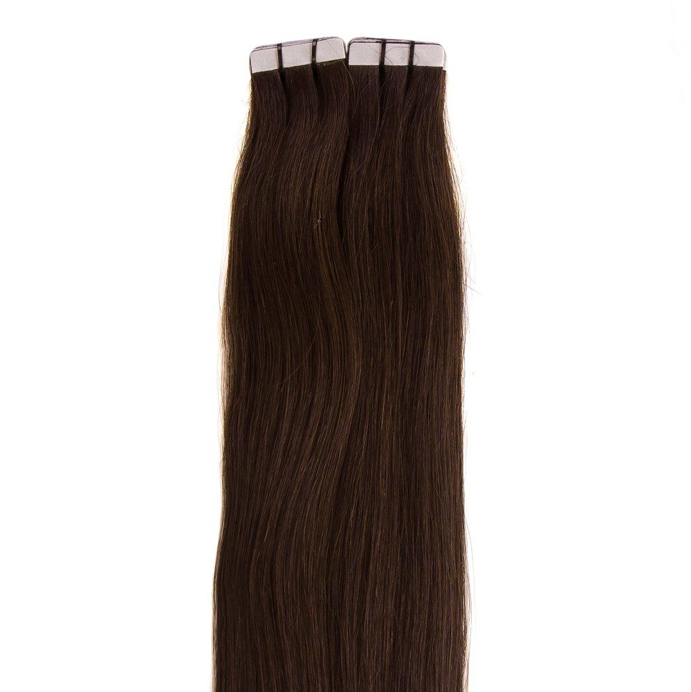 Tape Extensions Kaffebrun  1c