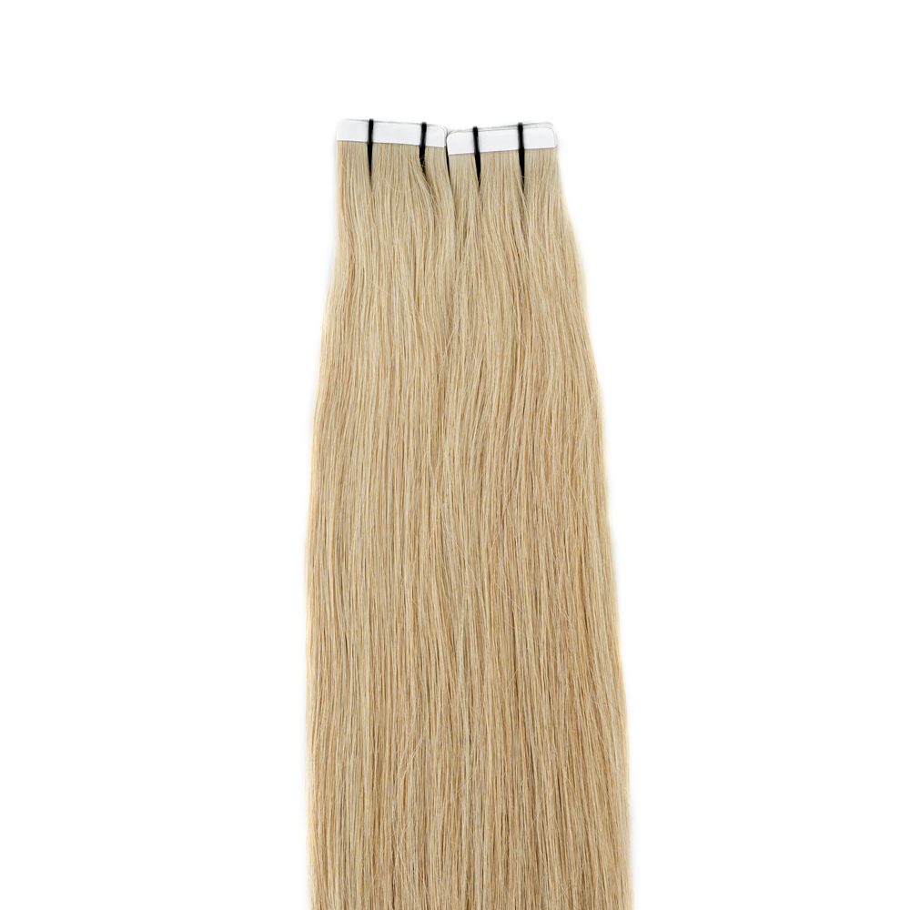 Tape Extensions i Honningblond #15 - Fantastisk Tilbud!
