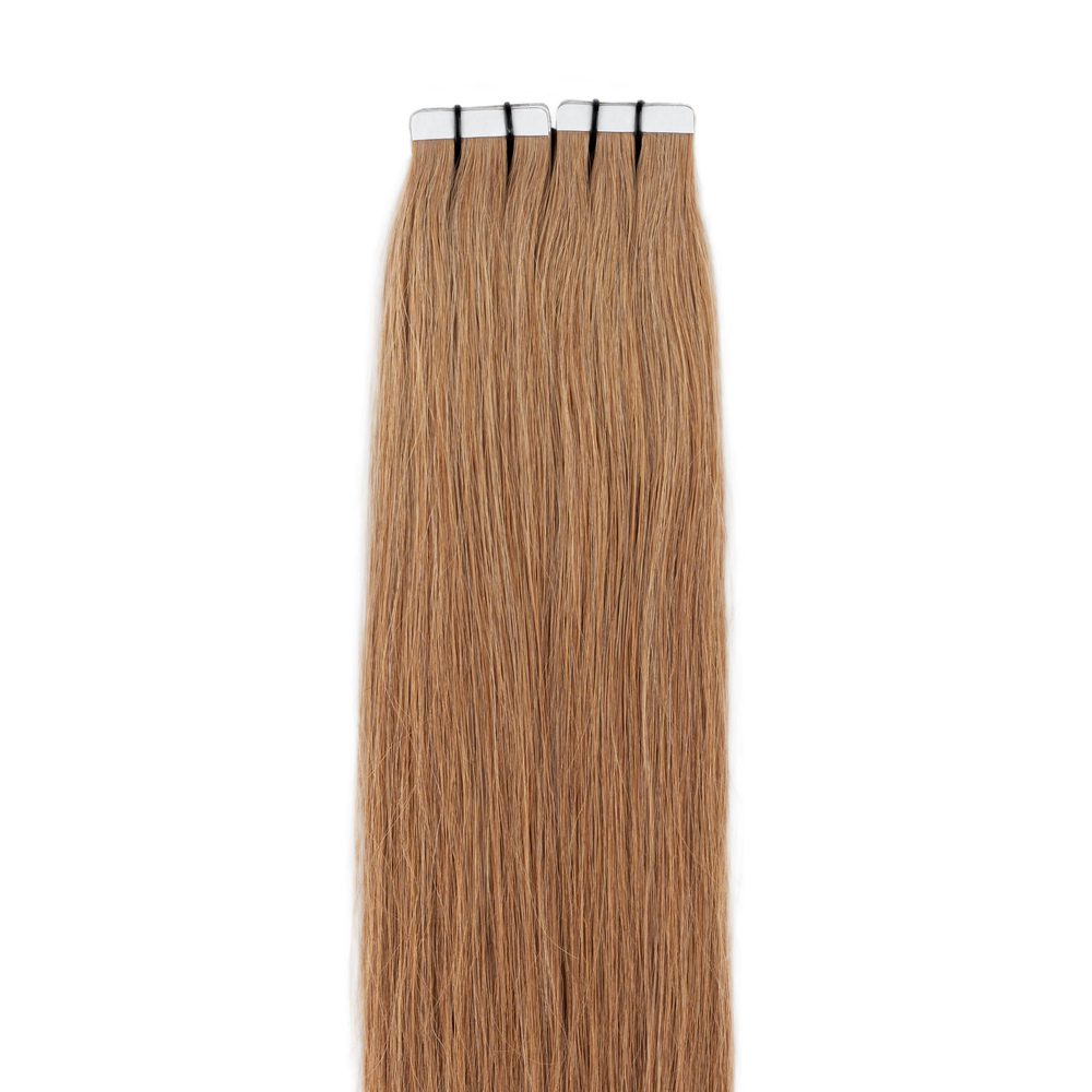 Tape Extensions i Lys Kobberbrun - Fantastisk Tilbud!