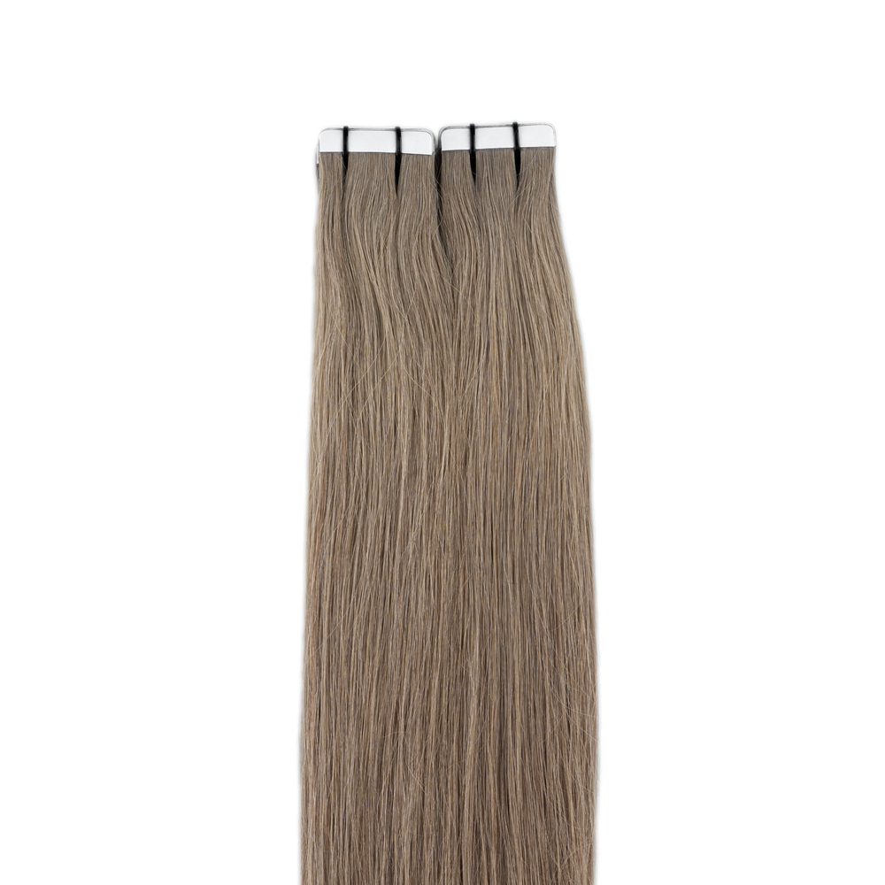 Tape Extensions i Mørk Askbrun - Fantastisk Tilbud!