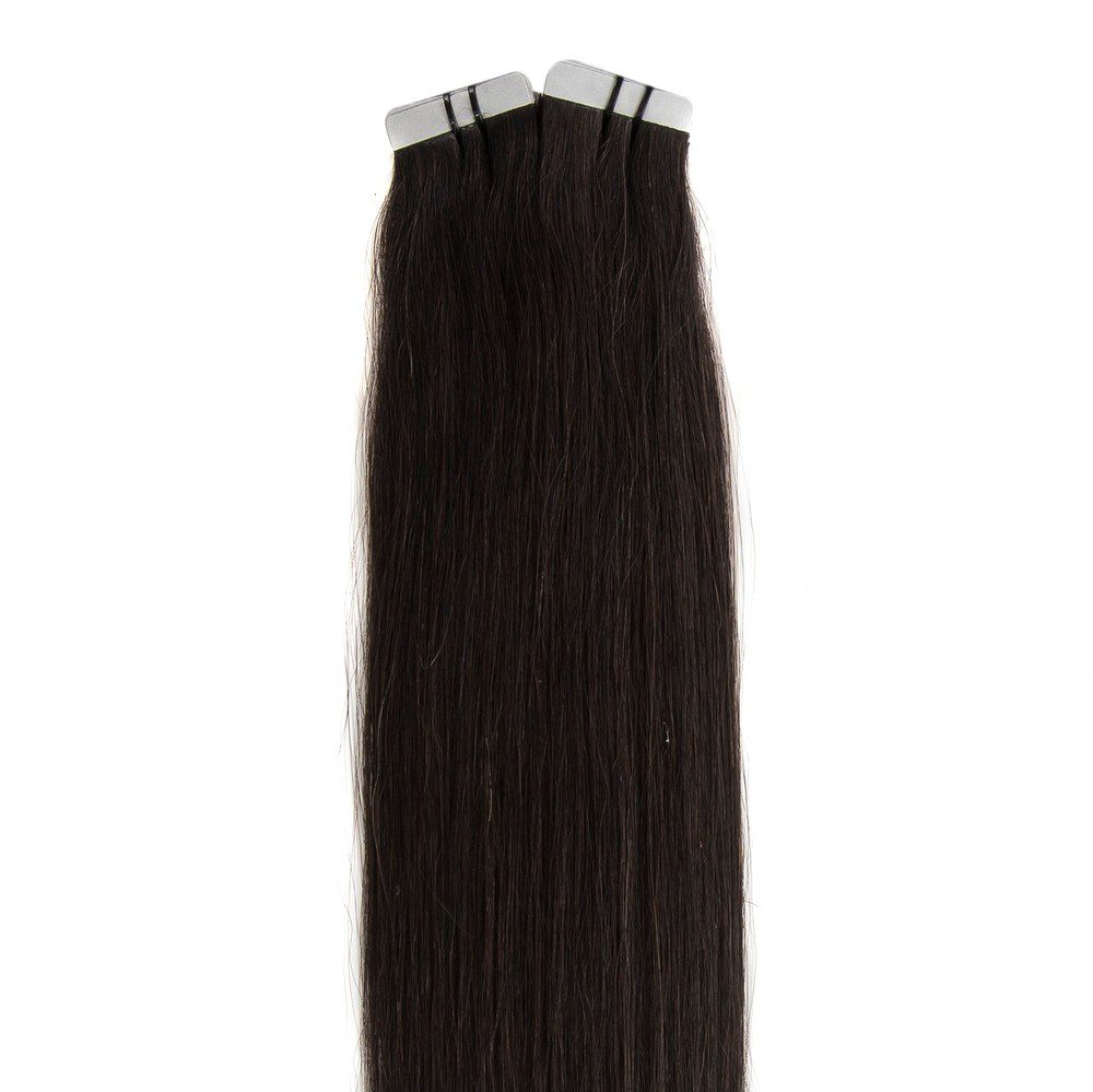 Tape Extensions Sortbrun  1b